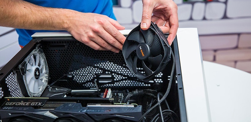 How to install PC case fans
