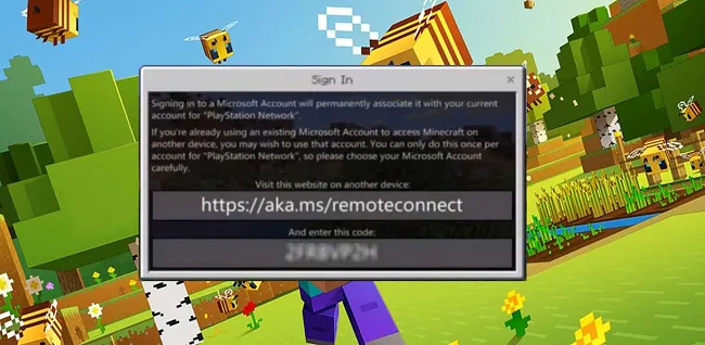 error on Minecraft